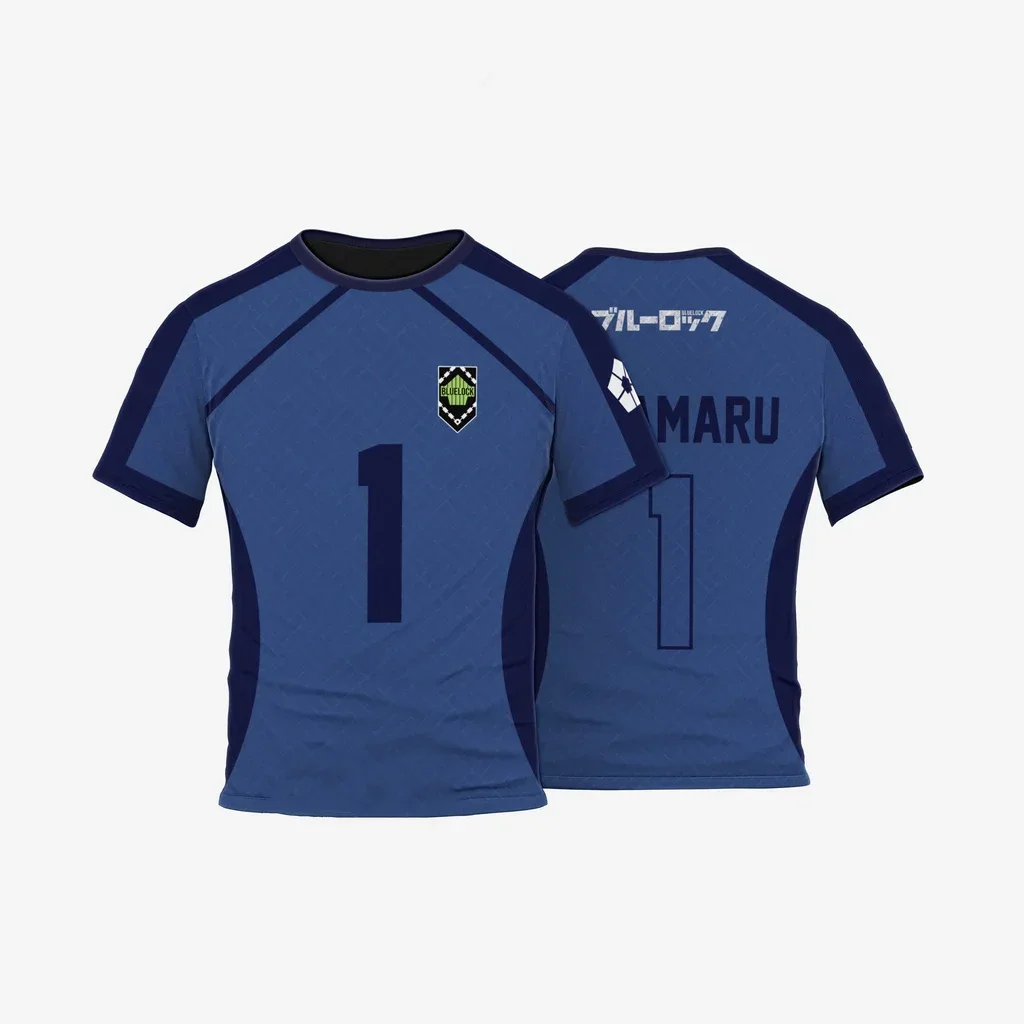 Men T-shirt Anime Japanese Blue Lock Isagi Yoichi Football Jersey 3d Print Tshirt Cosplay Hyoma Chigiri Meguru T shirt Tops Boy 5