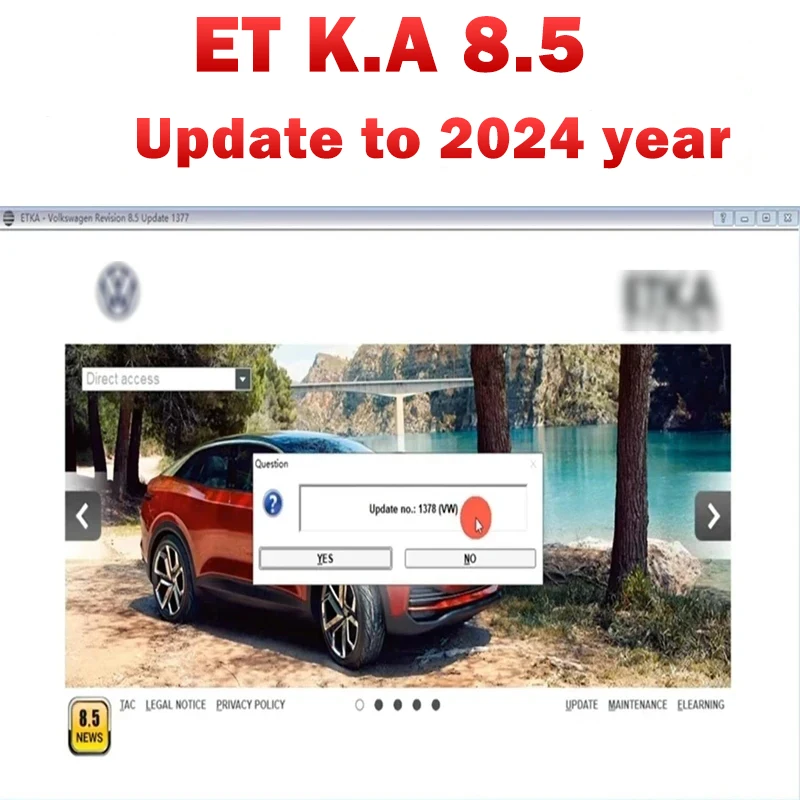 

2024 Latest version ET KA 8.5 Group Vehicles Electronic Parts Catalog Support ForV/W+AU//DI+SE//AT+SKO//DA Auto Repair Software