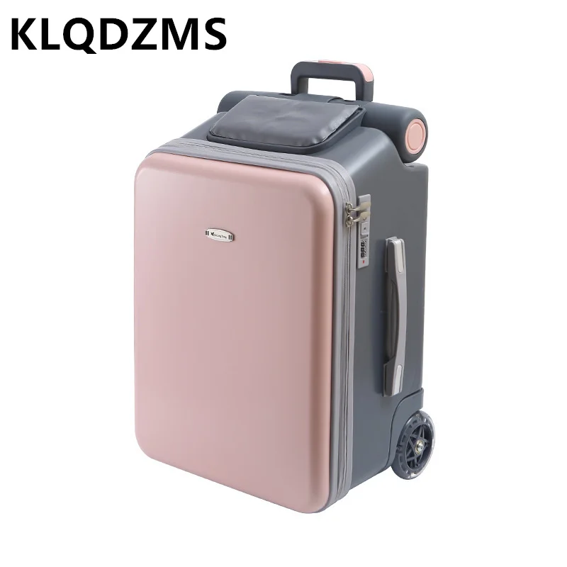 KLQDZMS 20 Inch High-quality Suitcase Universal Wheel Student Trolley Case Small Boarding Box Children's Gifts Rolling Luggage