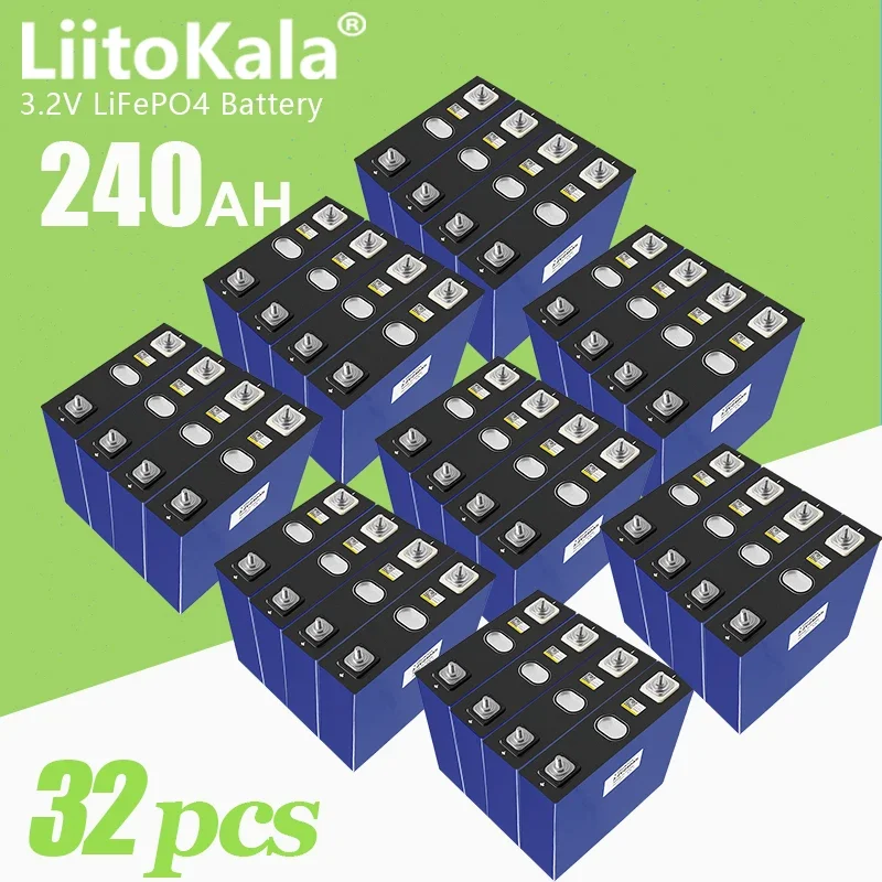 

Аккумуляторная батарея LiitoKala, 32 шт., для солнечных батарей, 3,2 в, Ач, Ач