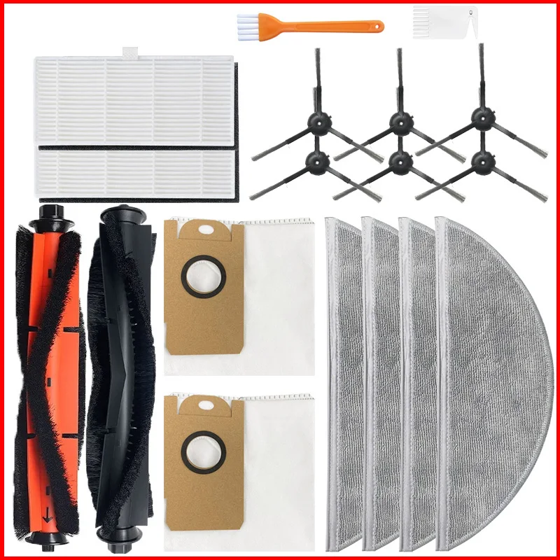 

Hepa Filter Mop Cloth Dust Bags Spare Parts Replacement for Xiaomi Lydsto R1 Robotic Vacuum Cleaner Main Side Brush Accessories