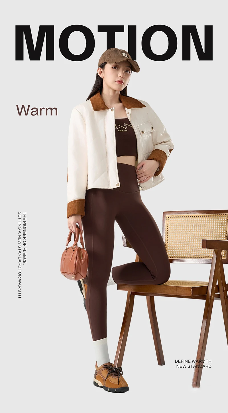 BIVIGAOS Autumn Winter 3D Butt Sharkskin Warm Yoga Leggings Women's Stretch Slim Brushed Light Fleece Fitness Sport Leggings Se51537d7e91246db93d86fb41e06c4222