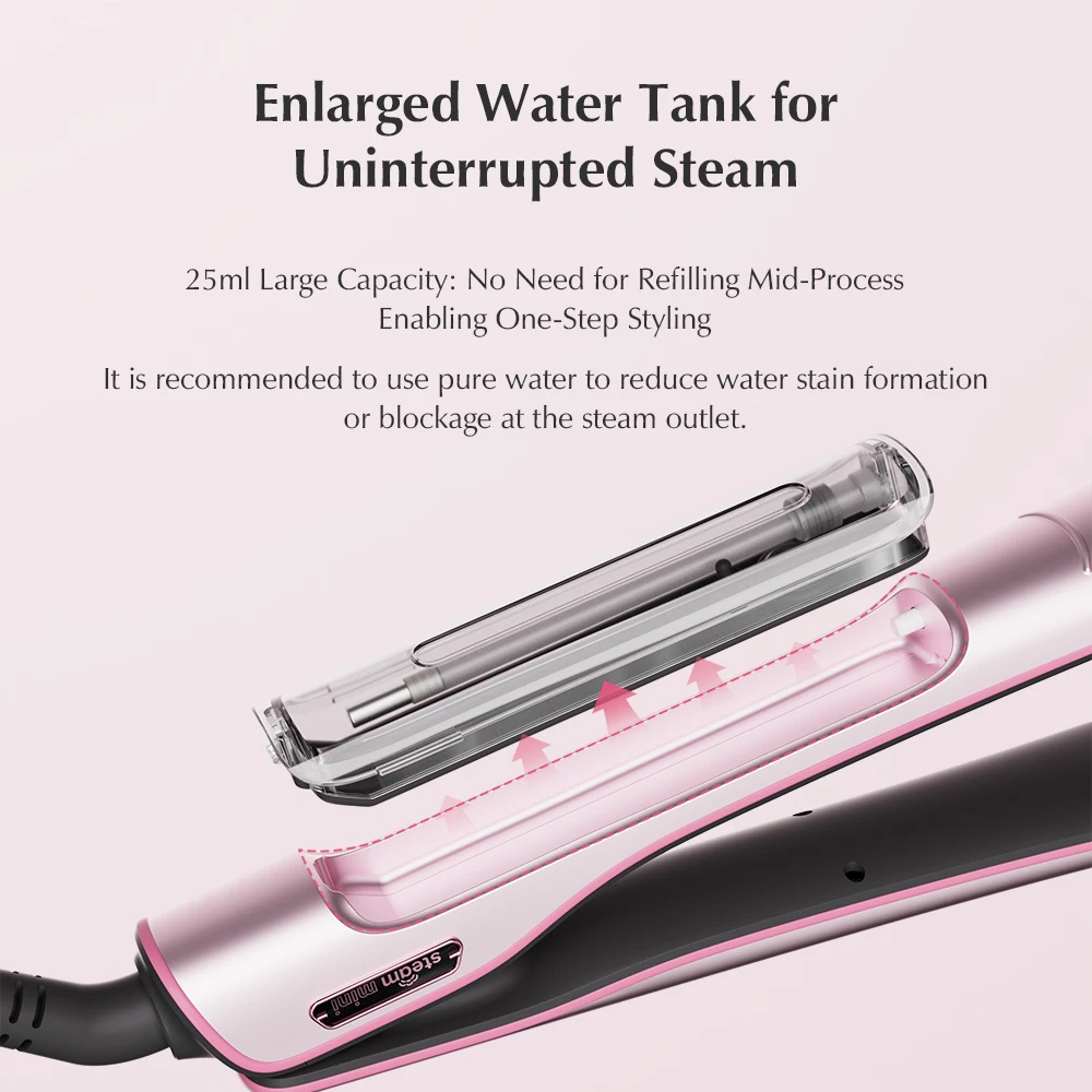 مكواة فرد البخار Kinseibeauty مع نظام تعليق هوائي...