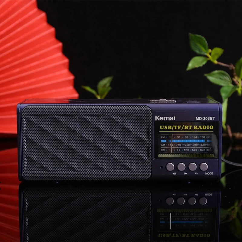 Radio portátil pequeña de gran volumen con Bluetooth, tarjeta TF, disco U de Audio de banda completa, FM, SW, altavoz estéreo para exteriores, novedad de 2022 - AliExpress