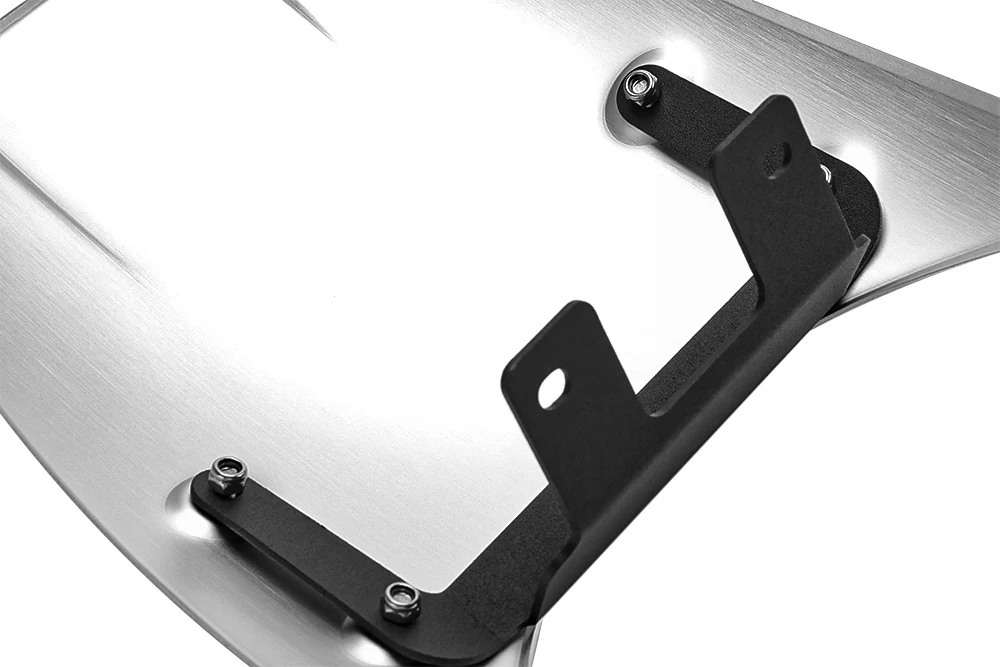 Motorrad Windschutz scheibe Bildschirm Scheinwerfer Verkleidung für Benelli Leoncino 500 Front Aluminium Windschutz scheibe Deflektor mit Halterung – Detail 10