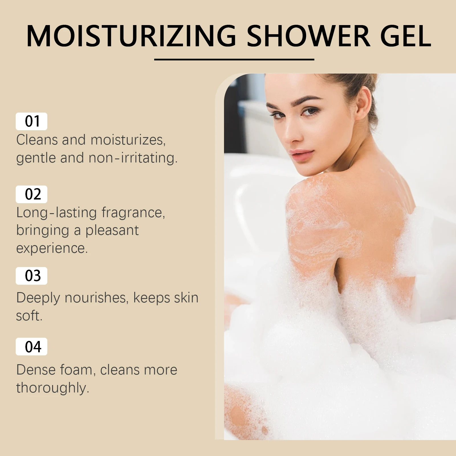 Collagen Body Wash Moisturizing Deep Cleansing Shower Gel Long Lasting Fragrance Body Exfoliator Skin Brightening Bath Products