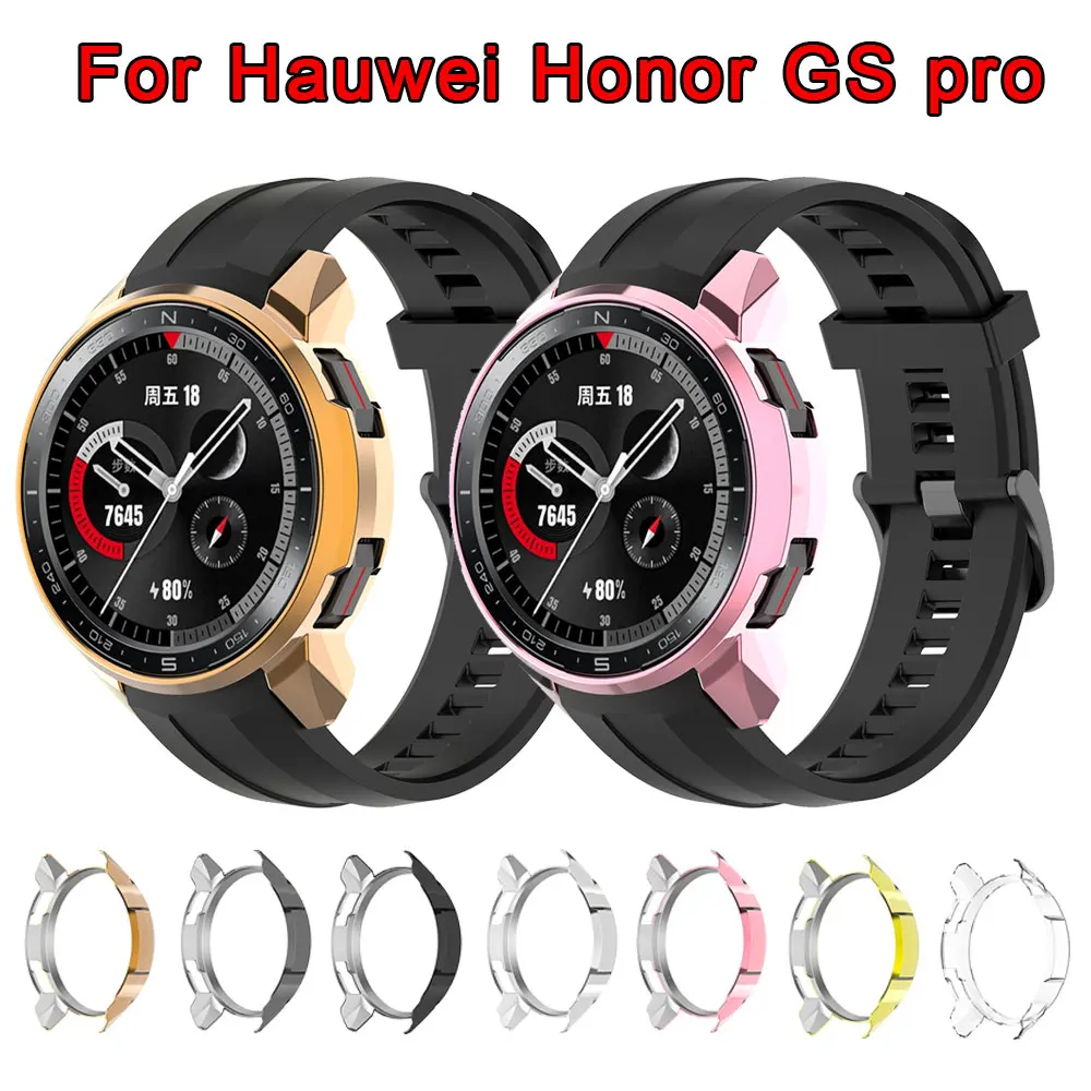 

Watch Protective Case Cover For Hauwei Honor GS PRO Soft Tpu Smartwatch Shockproof Full Screen Protector Shell