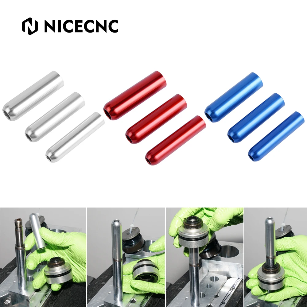 Universal Motorcycle Aluminum 14/16/18 Mm Shock Seal Bullet Tool For Ktm Honda Yamaha Suzuki