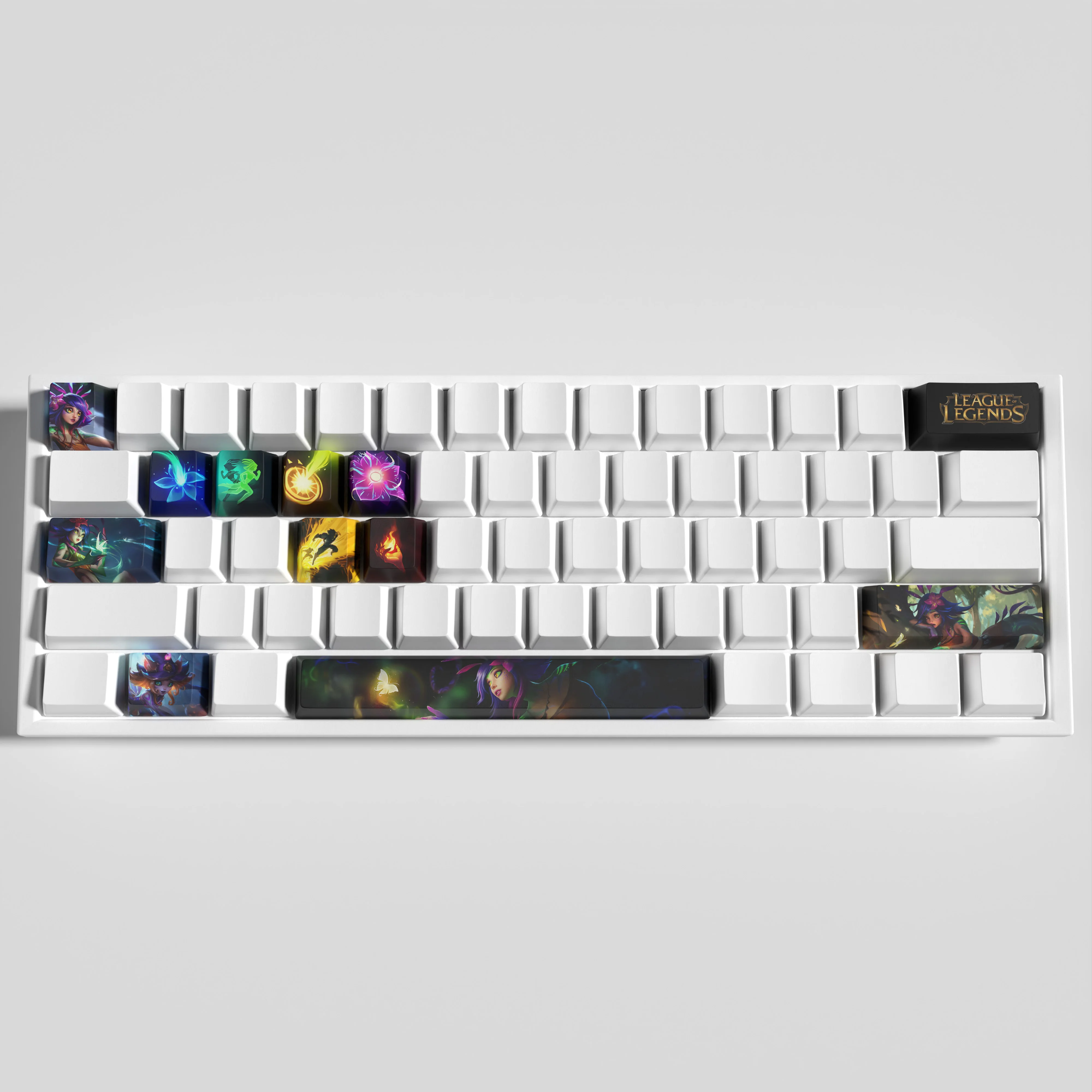 Neeko League of Legends Jogo Keycaps Perfil Oem Pbt Dye Sub 12 Chaves - Imagem 5