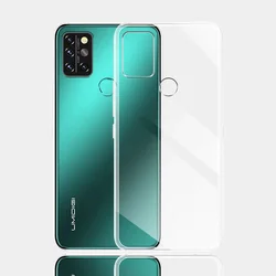 Clear Silicone Soft TPU Phone Cover - Transparent Protective Case for Umidigi A9 Max (Clear)