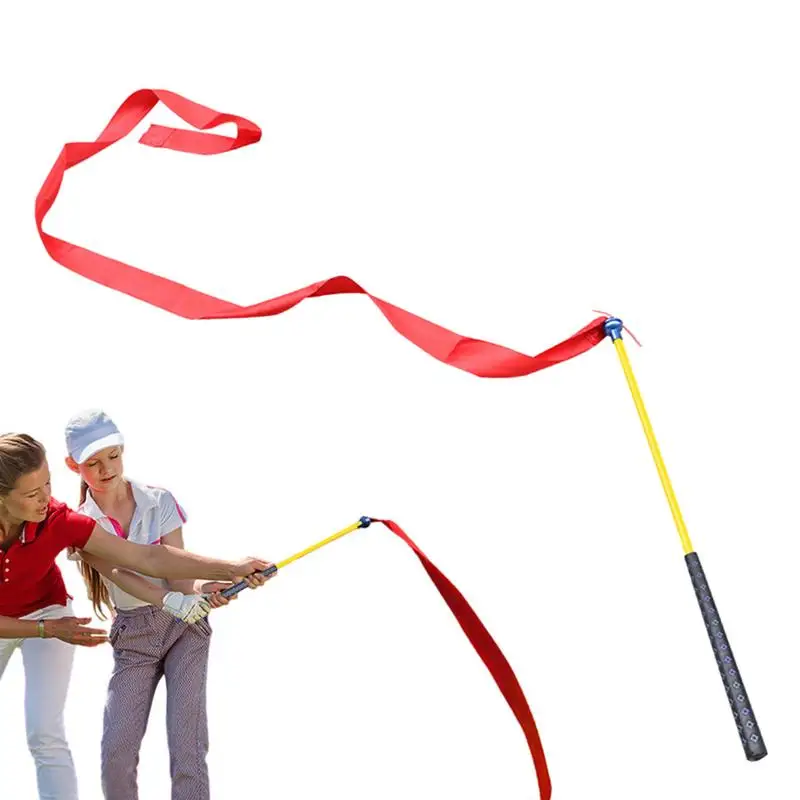 

Golf Practitioner Ribbon Swing Stick Sound Practice Increase Swing Speed Training Club Supplies Golf Swing Trainer Stick