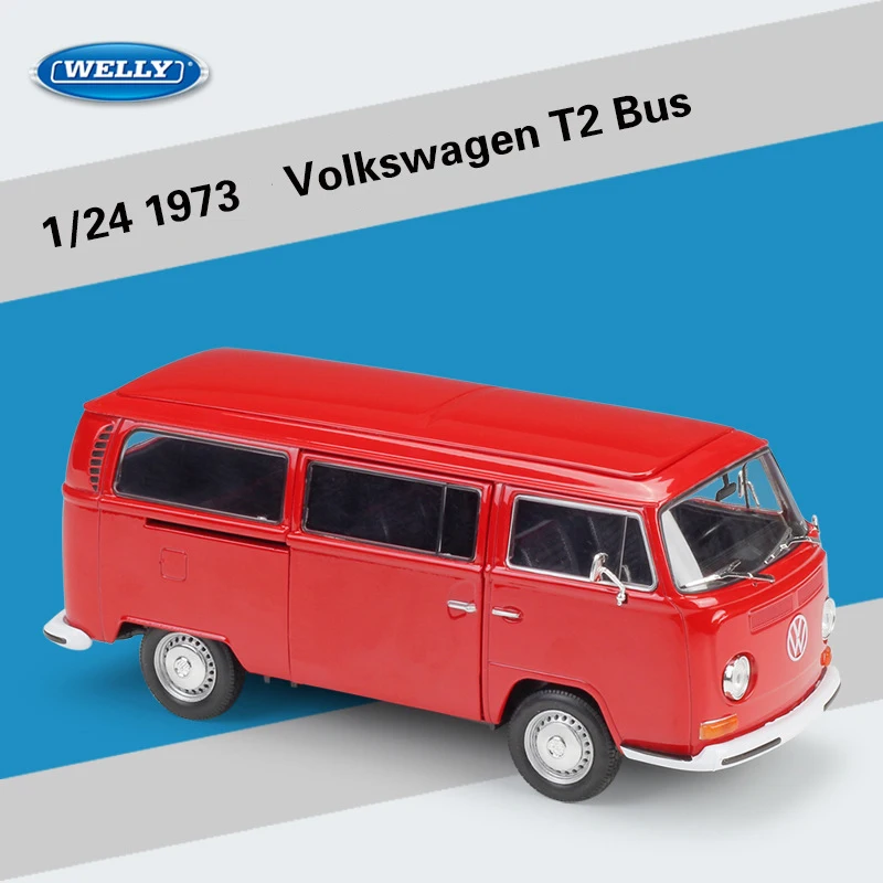 Volkswagen Combi T2b Camper Van 1973 Light Blue Jet-car 1:43