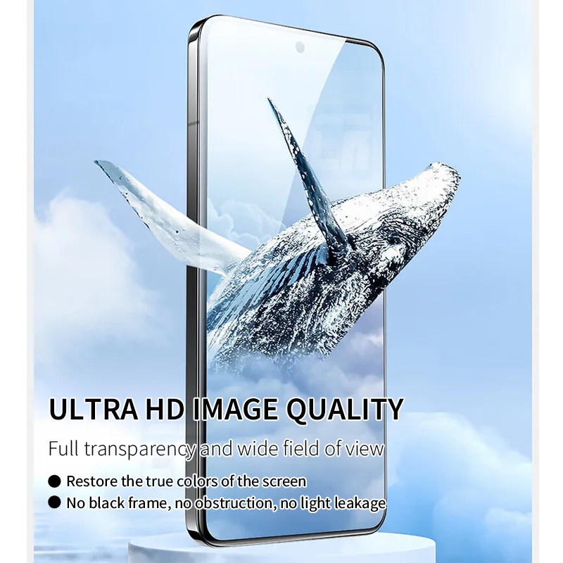 Premium Silicone Hydrogel Foldable Screen Protector - 2-4 Piece Set