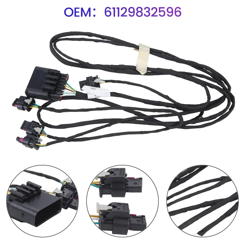 Car Front Bumper Parking Sensor Wiring Harness PDC Cable Black Automotive Supplies For BMW 5 Series G30 G31 -