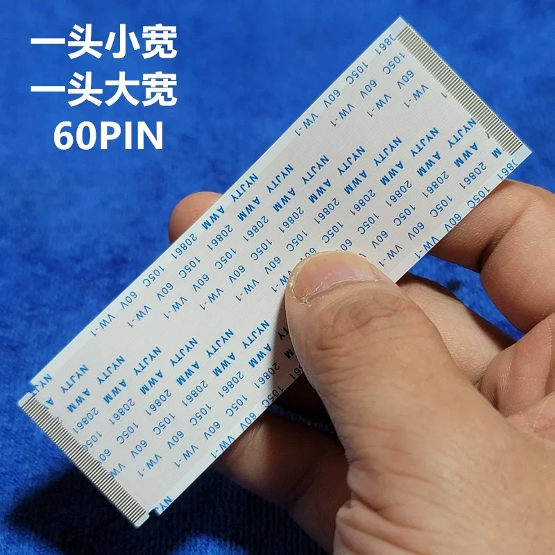 귀 포함 금도금 FFC FPC 플랫 유연한 케이블 AWM 20706 20861 105C 60V VW-1 A 형 리본 와이어 60Pin/68Pin 10CM-50CM 60P/68P