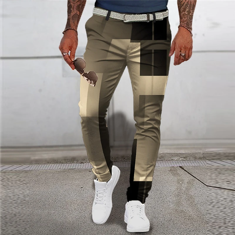 

Fashion Men's Slim Pants, Various Styles Of Elastic And Comfortable Pants, Pencil Pants, Little Square Business Date Everyday We