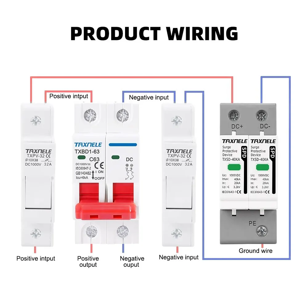 Protezione Per Impianti Elettrici Scaricatore Di Sovratensioni 2P | Protezione DC 600V | Per Impianti Elettrici E Apparecchiature Protezione Per Impianti Elettrici Scaricatore Di Sovratensioni 2P | Protezione DC 600V | Per Impianti Elettrici E Apparecchiature