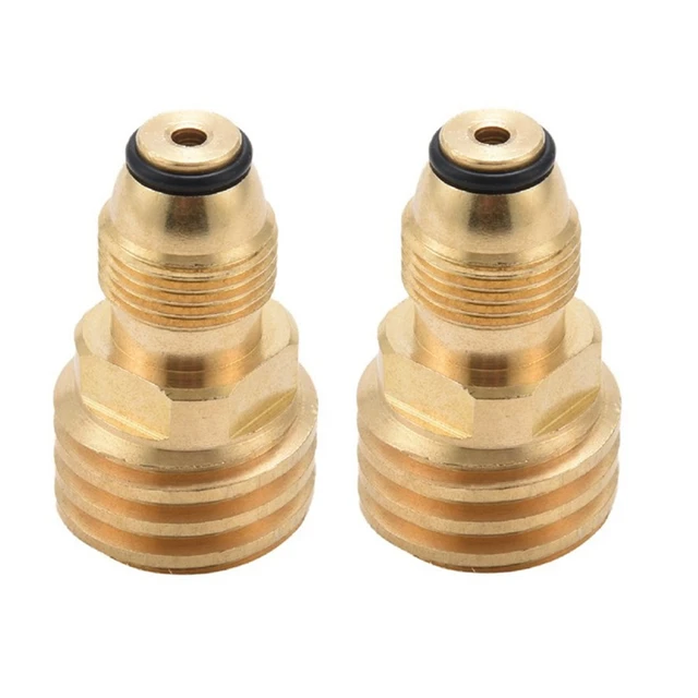 A 2Db Átalakítja Pol Lp Tartály Szervizszelepét Qcc1/Type1 Outlet Brass Adapter Adapterre