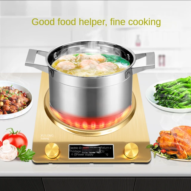 Induction Cooker Household Multi-function High-power Frying Pan Concave Induction  Cooker Energy Saving Electric Stove 3500W - AliExpress