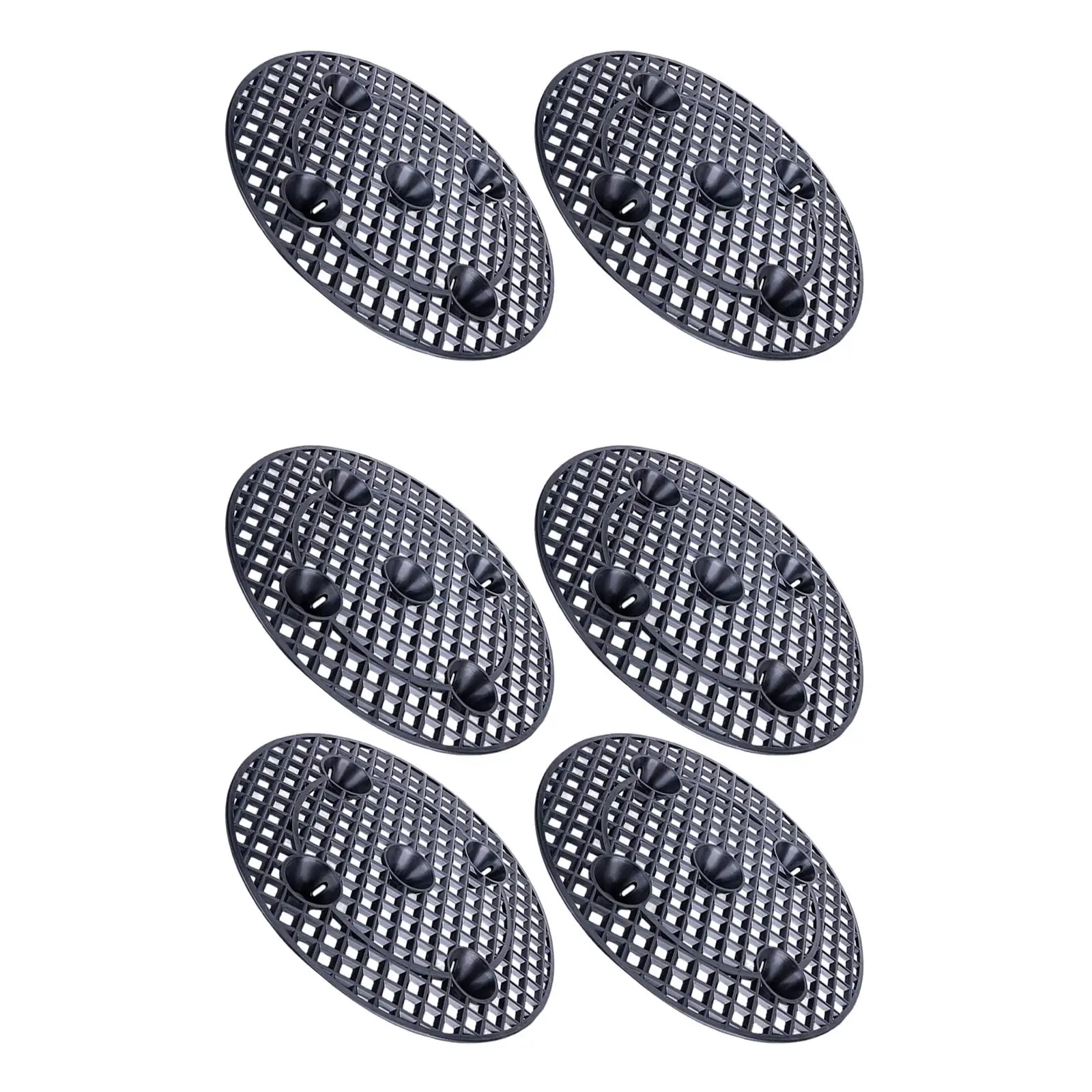 Heavy Duty Plant Stands for Fabric Pots Black Plant Pot Saucer 12" Level Pot Elevator for Outdoor Indoor Garden Patio