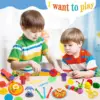 Plasticine Model Playdough Tools Set for Kids 3D Syringe Roller Impression Moulds Play Dough Tools Kit Clay Craft Toys Gift 5