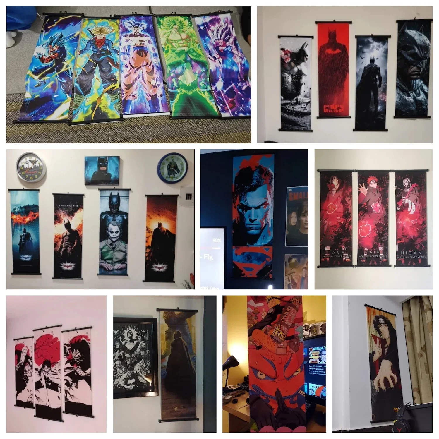 Cyberpunk Hanging Scroll Poster Lucy Movie Wallpaper Comic Wall Artwork Canvas Painting Picture Print Home Decoration Art Gift