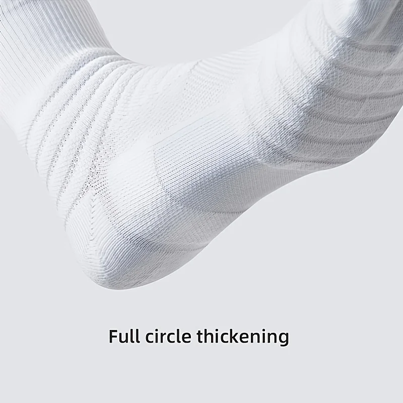 3 paare/los Herren socken Kompression strümpfe atmungsaktive Basketball-Sport-Rad socken feuchtigkeit transportierende hochela tische Schlauchs ocken – Detail 13