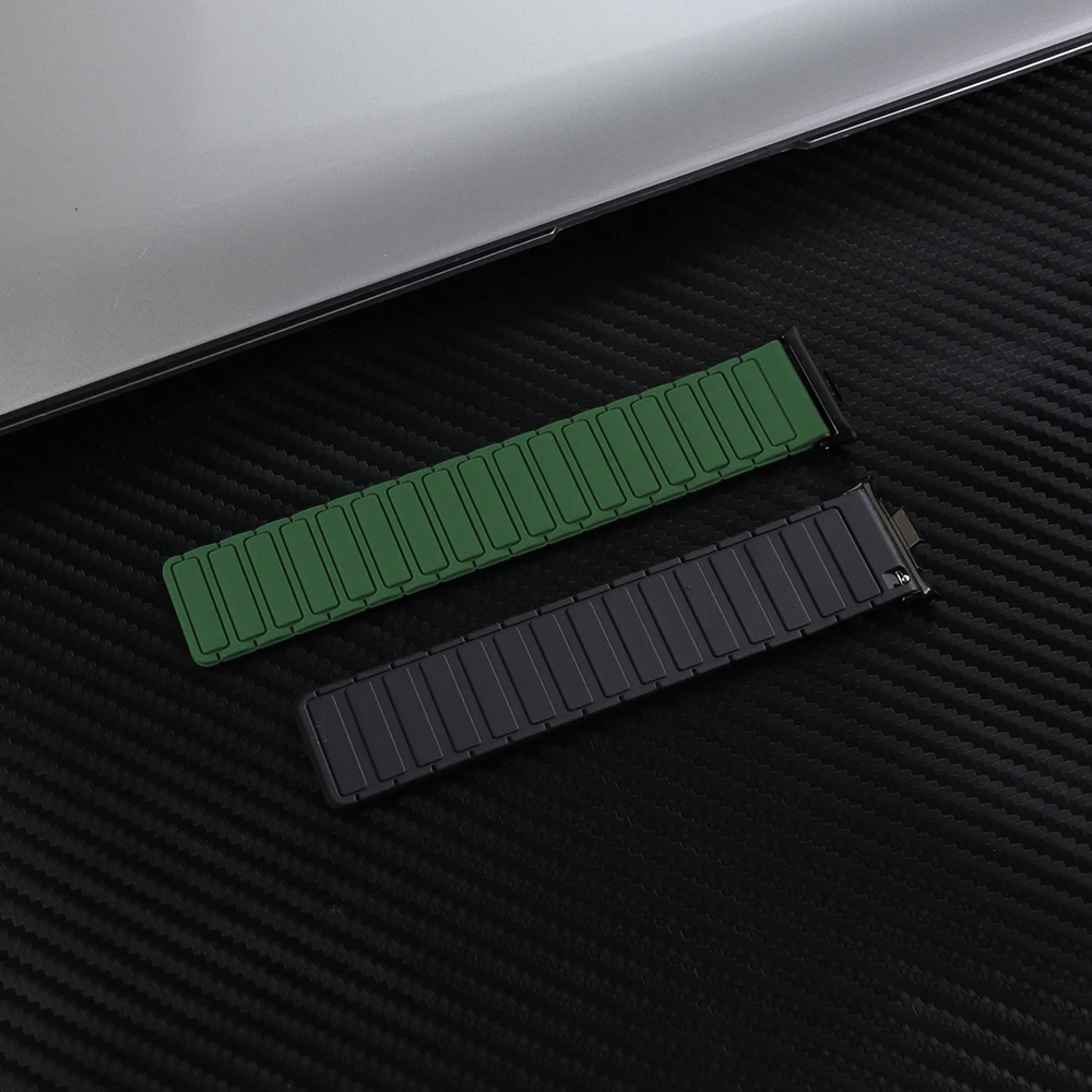 Silicone Quick Fit Sports Magnetic Wristband Bracelet