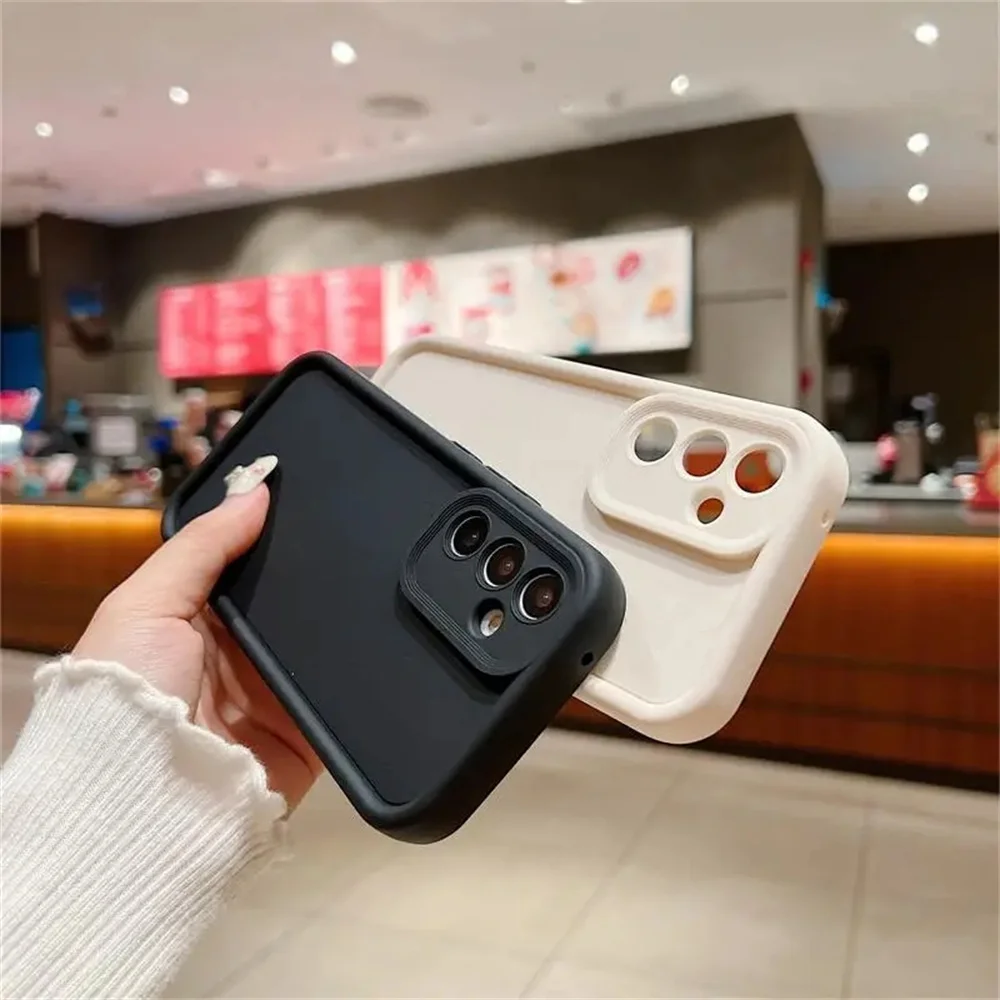 Elegant Matte Silicone Protective Phone Case Cover