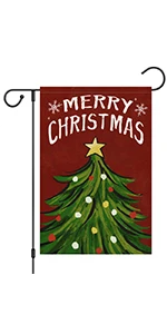 Merry Christmas Garden Flag
