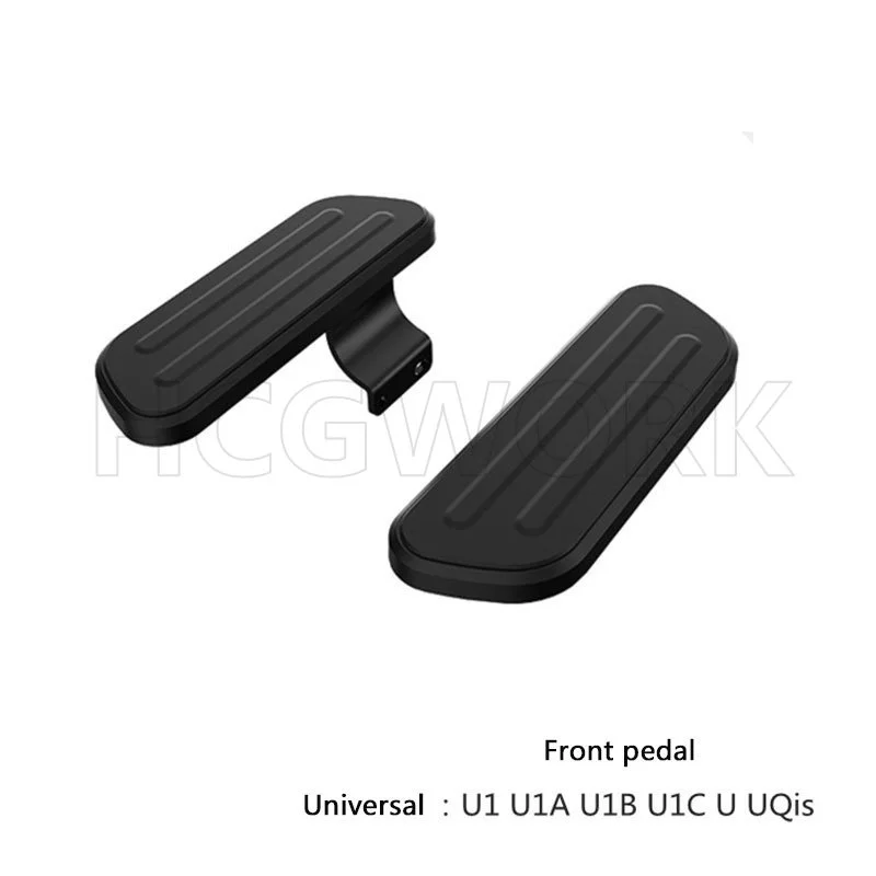 

Electric Bike Accessories Front Foot Pegs Pedal Footrests for Niu U+ u+a(UQI GT) U+b Uqi+ U1 U1a U1b U1c u Uqis Us