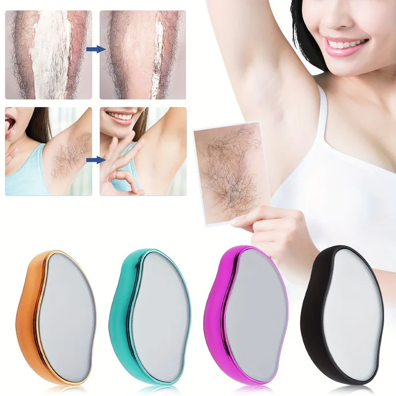 Crystal Hair Removal Eraser - Painless, Reusable & Easy-to-Clean Depilation Tool