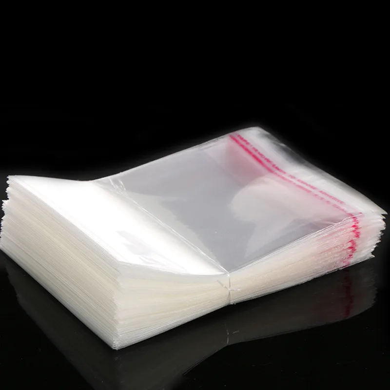100/200 transparent self-adhesive bags, OPP plastic bags, sealable dried fruit gifts, storage bags for food and candy storage 4