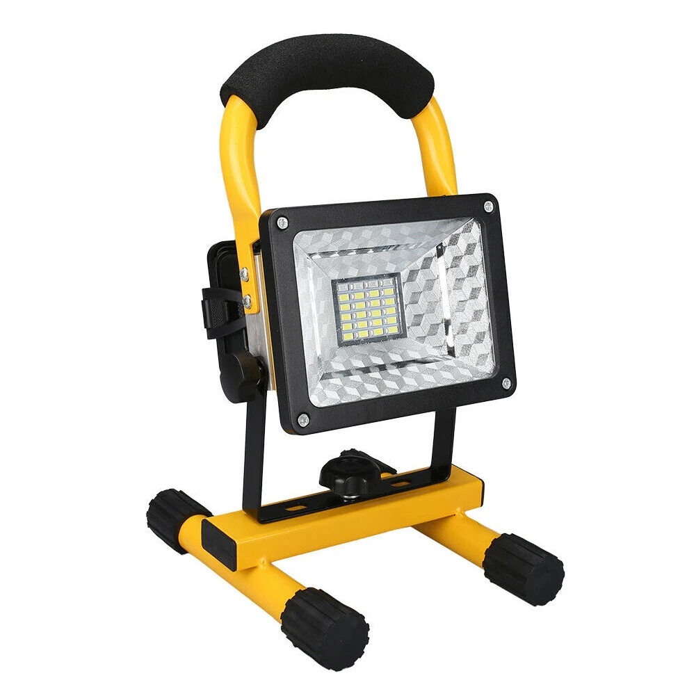 LED 가로등 조경 조명 24 LED 30W 작업용 투광등 스포트라이트 방수 무선 램프 (건설용)