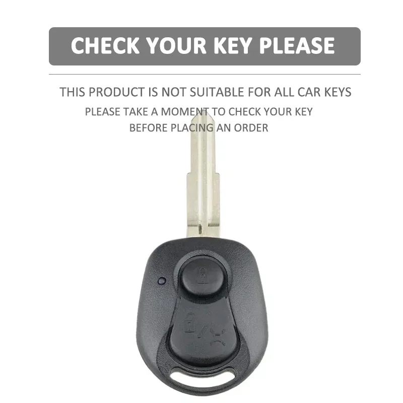 2 Buttons Silicone Car Key Cover Case Protective Skin Shell Rubber Set for Ssangyong Actyon Kyron Rexton Keychain Accessories