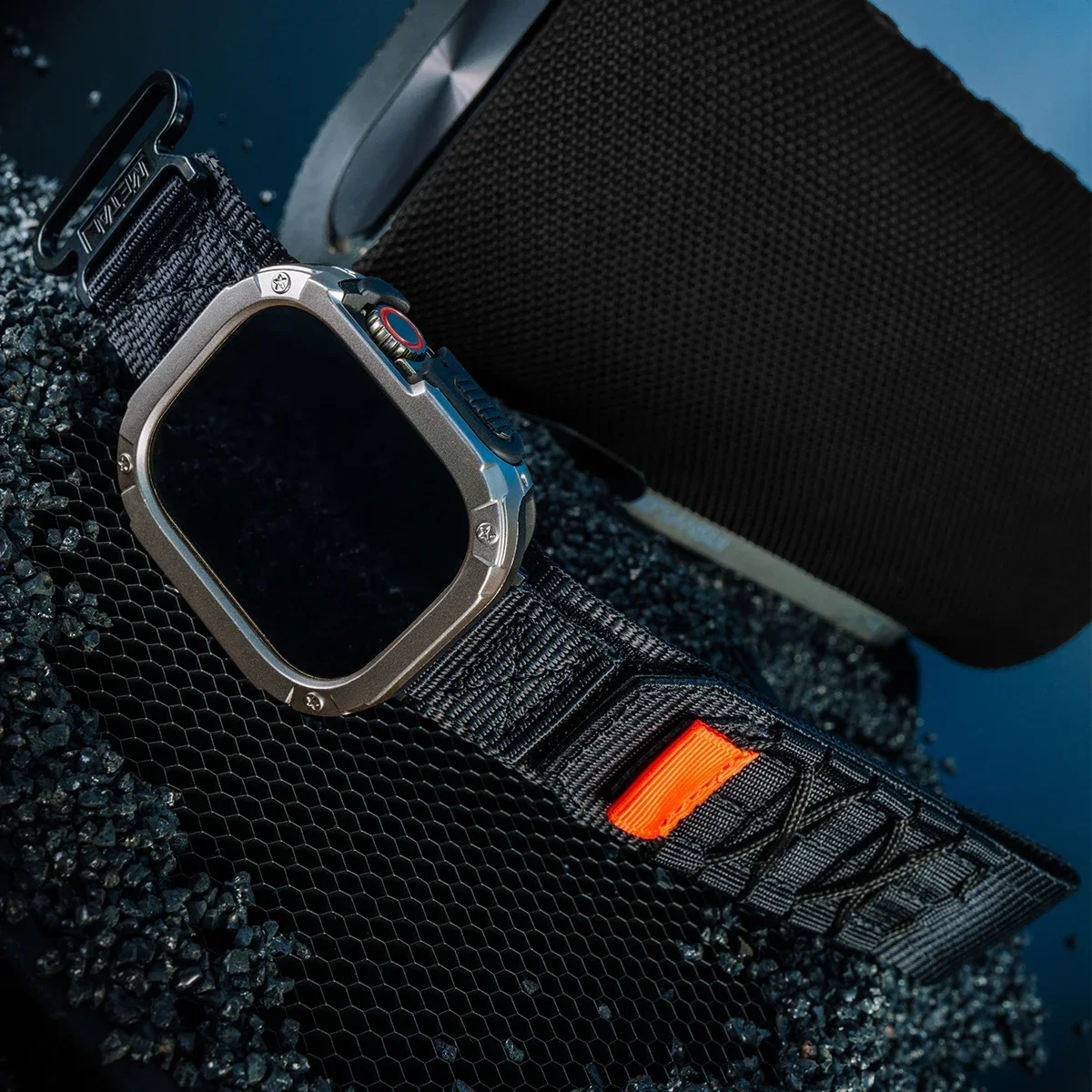 Enhanced Tactical Nylon Strap with TPU Anti-Drop Case