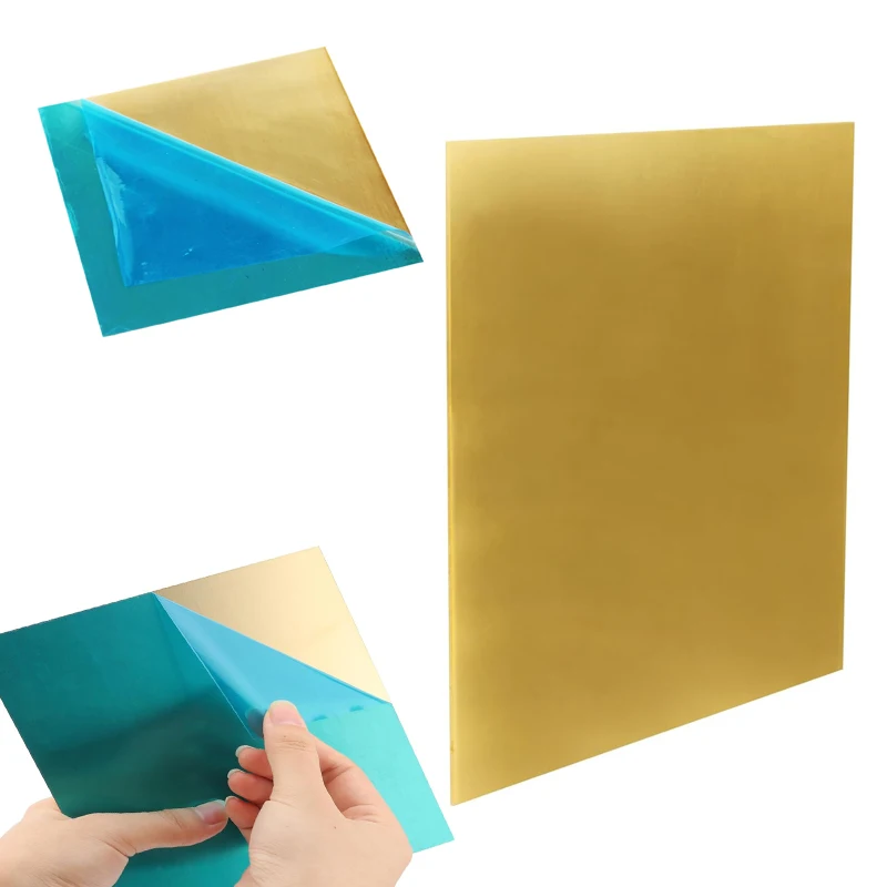 Brass Sheet Metal Cutting CNC Frame Model Mold DIY 0.1mm 0.5mm 1.5mm 2mm 3mm 4mm 6mm 8mm 1 piece brass sheet