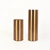 Gold Plated Cylinder Vase Desk Decoration Crafts Minimalist Vases Flowers Pots Decorative Flower Arrangement Modern Home Decor 6