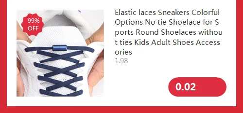 Magnetic Lock Shoelaces without ties Elastic Laces Sneakers No Tie Shoe laces Kids Adult Running Tennis 8mm Width Flat Shoelace