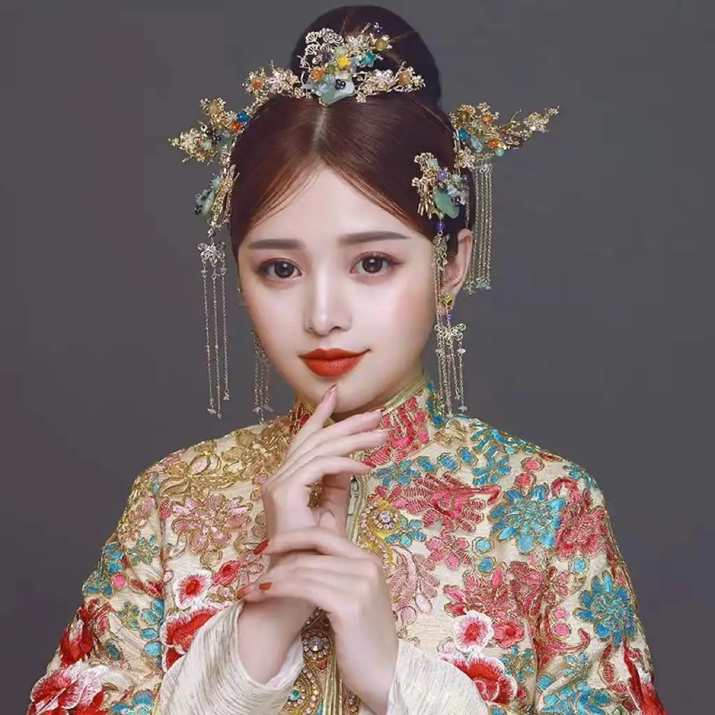 Chinese Style Hair Accessories Colorful Ancient Headwear Elegant