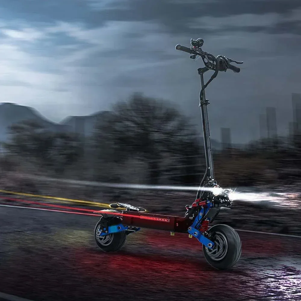 ES19 Stock Dual Motor Adult Electric Scooter 6000W 60V38.4Ah Max Range 135Km Max Speed 85km/h 10Inch Tyres Escooter