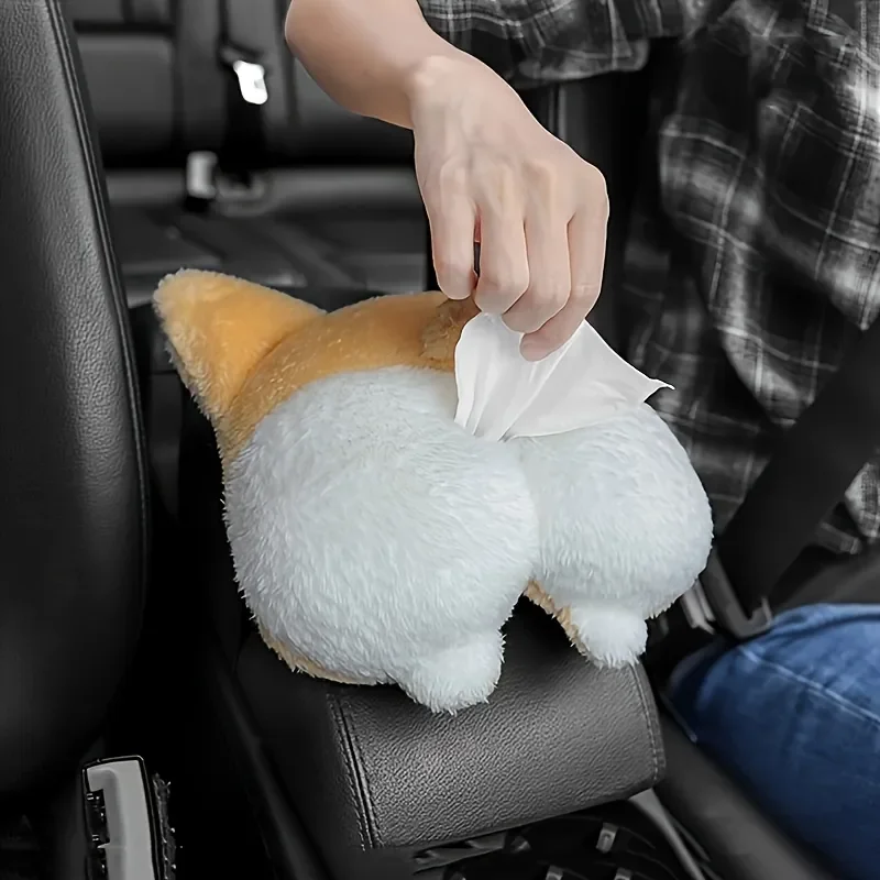 Corgi Car Tissue Box 1Pc tissue box
