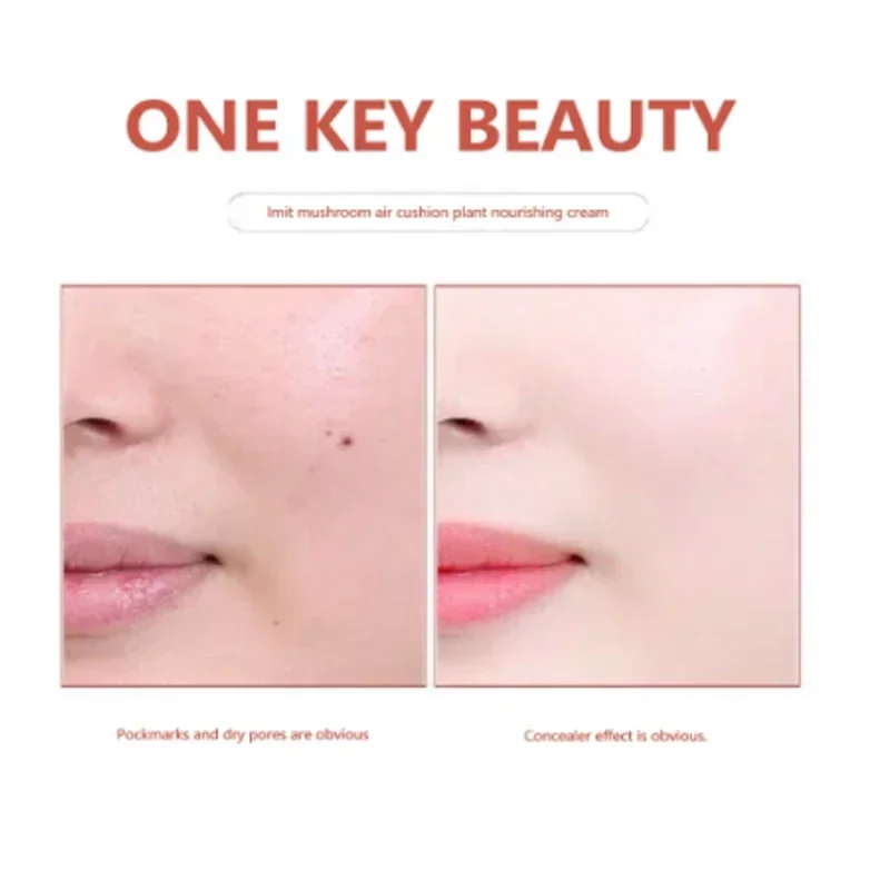 Mushroom Head Air Cushion CC Cream Foundation Moisturizing Long Lasting Face Comestics Natural Brighten Face Base Tone Make Up cc cream,liquid foundation,cushion foundation,air cushion cream,makeup cream,makeup cosmetics