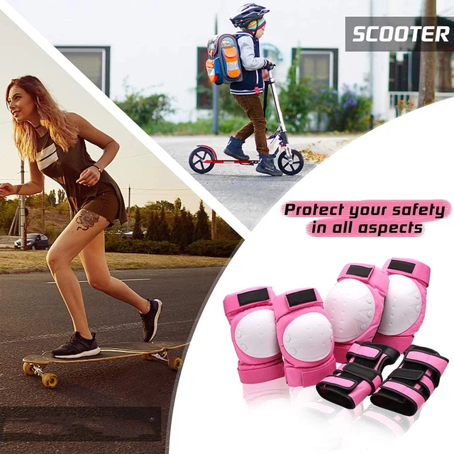 Adult Youth Kids Knee Pads Elbow Pads Wrist Guards Protective Gear for Skateboarding Roller Skating Cycling BMX Bicycle Scooter 5