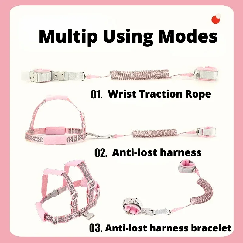 Luminous Baby Anti-lost Backpack Toddler Safety Harness Leash Kids Outdoor Children's Safety Walk Belt for 1-3 Years baby harness