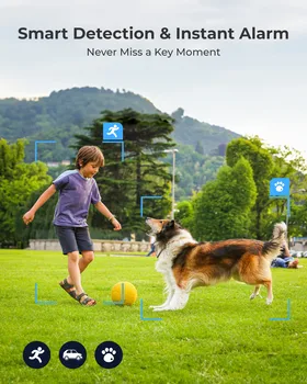 reolink 4K Solar Battery Powered Wireless Security Camera 5MP Color Night Vision 2.4/5Ghz WiFi Outdoor IP Camera Argus 3 Ultra 4