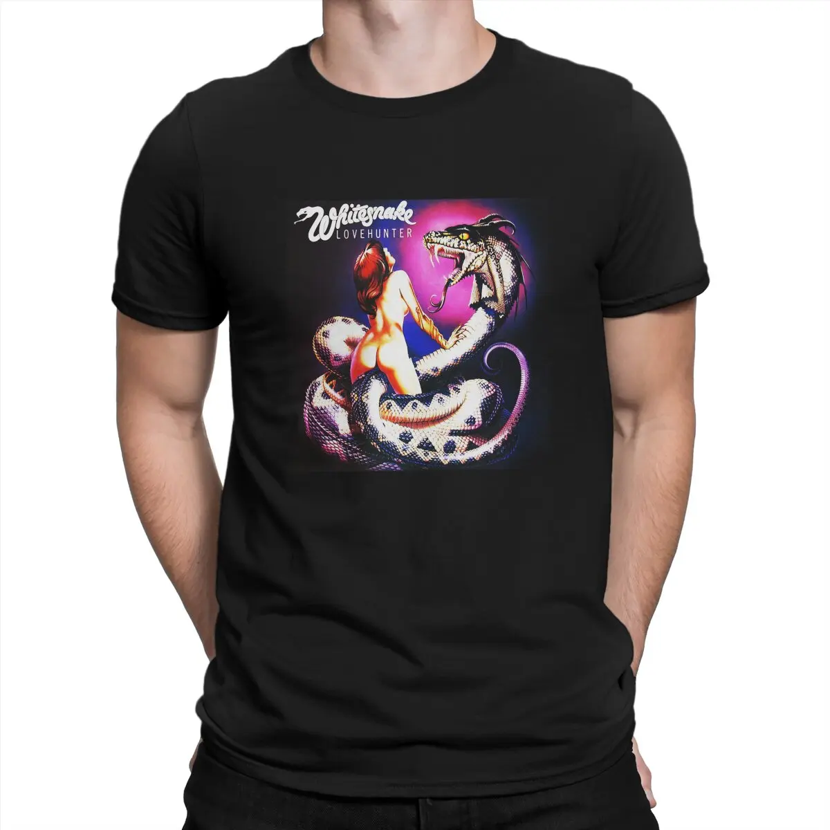 

Специальная футболка Love Hunter Tour 2020 Dinari, Повседневная футболка Whitesnake, летняя одежда для взрослых