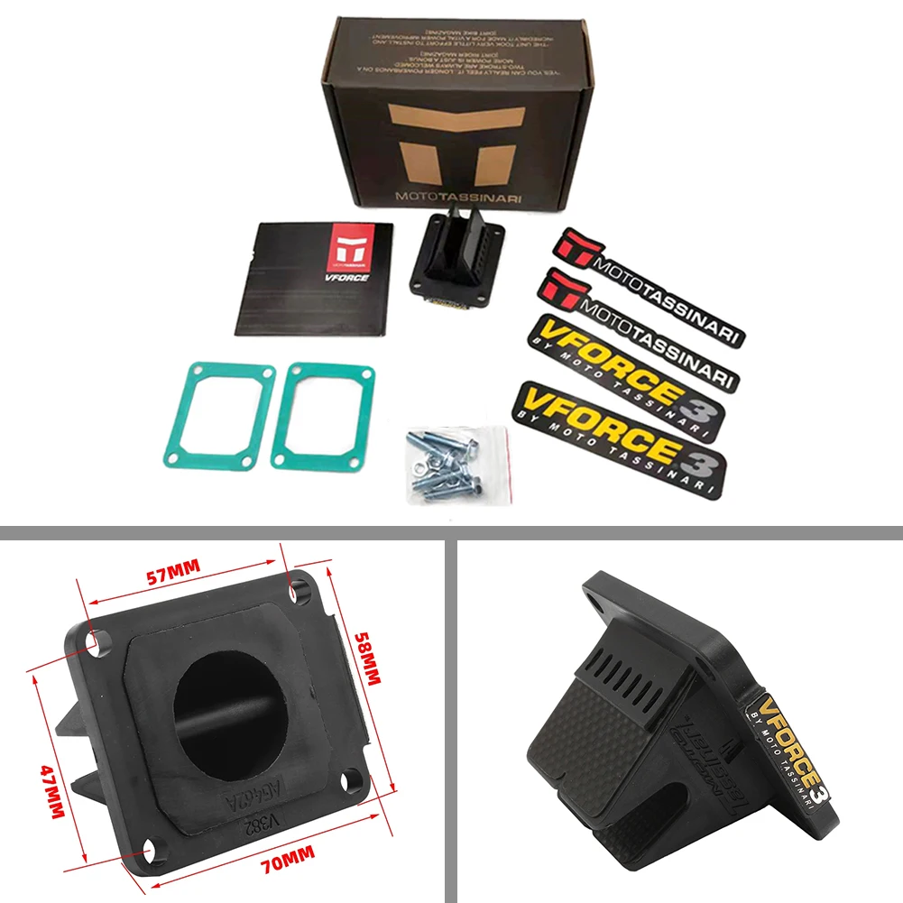 Vforce 3 Sistema Di Valvole A Lamella V Force Per Yamaha Yz85 Yz80 Yz 80 85 Rx King Reed Block V382S-A 02-2019 Boite A Clapet V-Force 3 Box