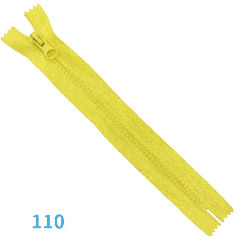 Durable Resin Zipper for Crafting and Sewing Projects, 2-Pack