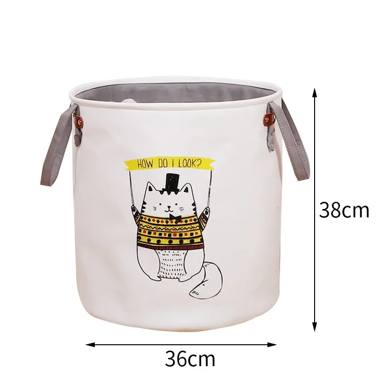 2024 Thickened toy storage bucket, fabric EVA home multi-purpose storage, dirty clothes basket, foldable dirty clothes basket 4